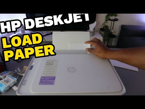 How To Load Paper In HP Deskjet All In One Printer