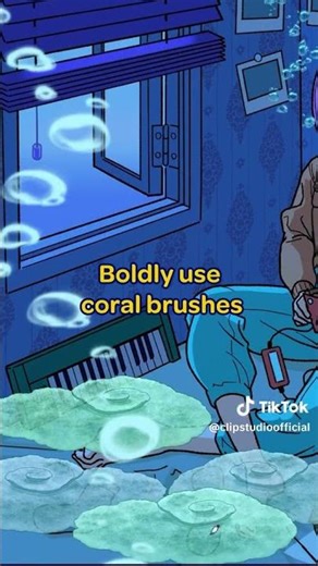 How to make an underwater scene with assets | Shorts