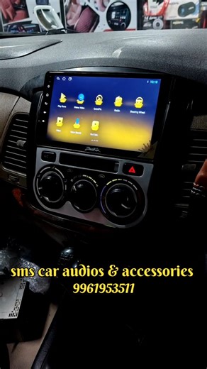 Innova android stereo installation #toyota #innova | SMS car audios & accessories