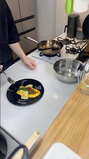 【おじ飯】手作りバジル（ジェノベーゼ）ソースをオムレツと食べたら絶品だった件【ライブアーカイブ】 #cooking #料理 #オムレツ #バジル #ジェノベーゼ