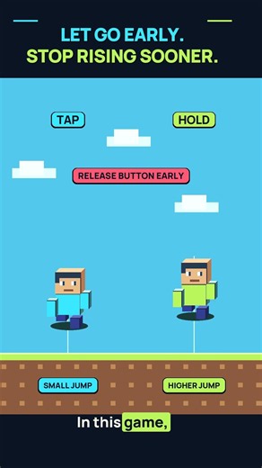 Tap or hold? Why your jump height changes