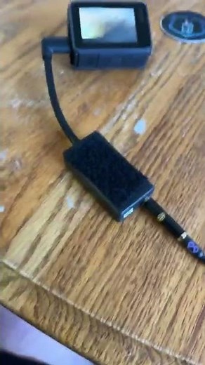 How to connect purple panda mic to GoPro hero 6/7/8 with go pro mic adapter