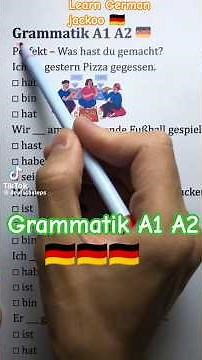 grammatik A1 A2 lesson| learn German| Deutsch lernen| German jackoo #foryou#learngerman #germanvisa