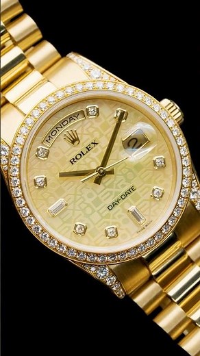 Rolex President Day-Date Yellow Gold Diamond MOP Mens Watch 118388 l SwissWatchExpo
