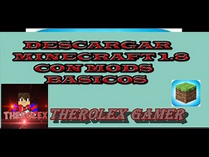 Como Descargar e instalar minecraft 1.8 con Mods Basicos (Forge y Optifine Incluidos)