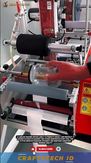 Automatic Labeling Machine – Fast and Accurate Product Labeling System #industrialmachine