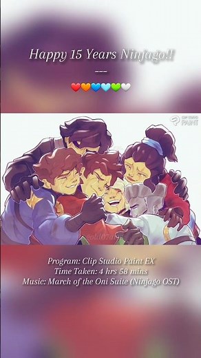 WE MADE IT! || Mini Speedpaint #legoninjago #ninjago #ninjago15anniversary
