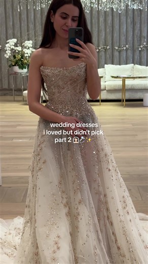 Exquisite Georges Hobeika Gold Wedding Dress Showcase