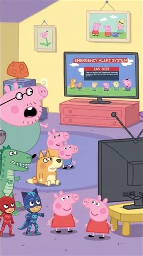 Peppa Pig at EAS alarm ￼
