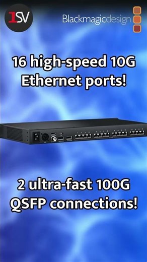 Blackmagic Design Ethernet Switch 360P | Built for Live Production & IP Video