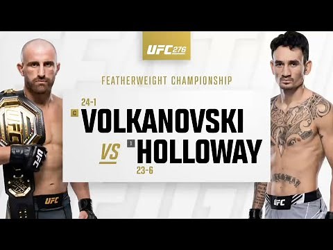 UFC 276: Volkanovski vs Holloway Highlights