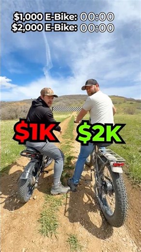 $1,000 vs $2,000 Hunting E-Bike - which ones faster?