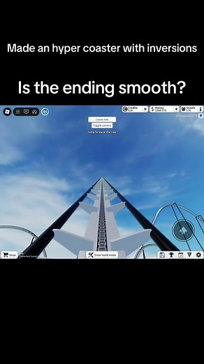 Hyper Coaster with Inversions in Theme Park Tycoon 2