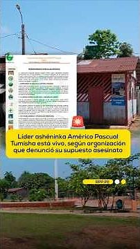 Américo Pascual Tumisha is alive, according to the organization that reported his alleged murder