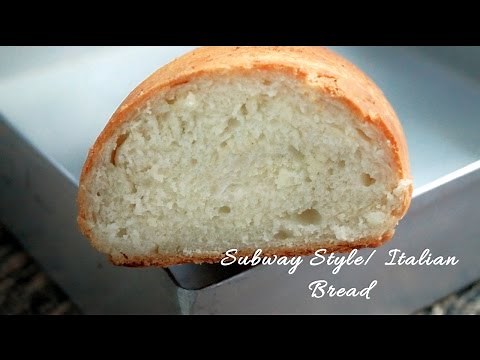 Subway Style bread/Italian Bread(Easy Italian Baguette Recipe)
