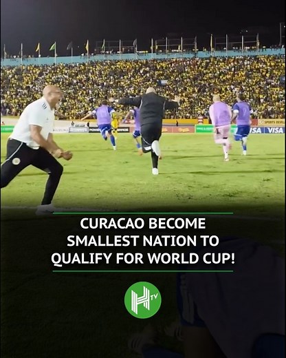 Amazing scenes as Curacao become the smallest nation to qualify for the World Cup! 🇨🇼 | Hayters TV Football