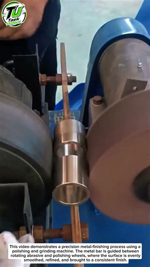 Watch This Machine Turn Rough Metal into a Perfect Finish!