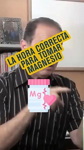2.3M views · 77K reactions | Esta es la mejor hora para tomar magnesio. #Metabolismo #Vitaminas #Suplementos #Adelgazar #PerderPeso | MetabolismoTV | Facebook
