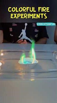 Watch Flame Turns Green, Emerald, Yellow & Blue! Chemistry Experiments with Real Elements #science