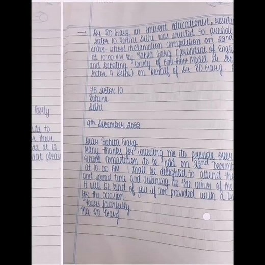 Invitation and replies class 12 format (writing section) #cbse #class12 #english #ncert #boards