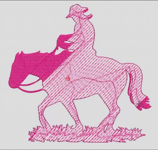 Western Horse Rider Rodeo Machine Embroidery File, Cowboy Embroidery Design, Cowboy Instant Download - Etsy