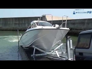 ヤマハボ－ト YF -24と専用トレ－ラ－によるランチング