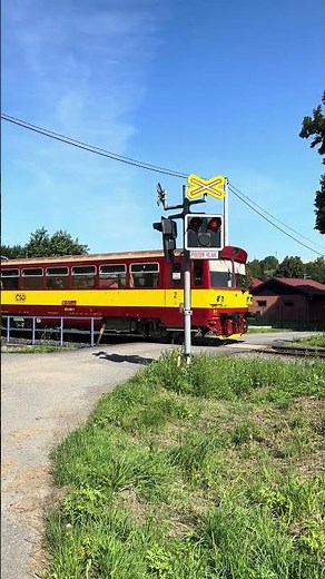 Železniční přejezd Branky na Moravě #1 (20.7.2025) #train #railwaycontent #railway #vlaky #vlak
