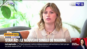 À l'occasion de la sortie de son single "Cœur Maladroit", la gagnante de la Star Academy, Marine, se