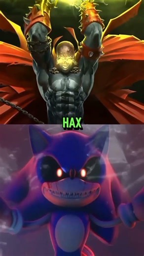 Spawn vs Sonic.exe Remake #spawn #sonicexe #creepypasta #imagecomic #spawning #sega #edits