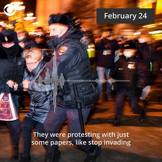 As Ukrainians in Russia watch from afar as their home invades their native country, and in many cases, their families, they face a difficult choice: be silent, or face persecution. https://www.cbsnews.com/news/ukraine-russia-attack-protests-moscow/ | CBS News