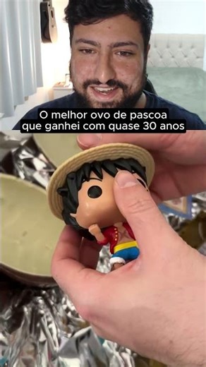 O melhor ovo de pascoa que ganhei com quase 30 anos! #anime #oda #onepiece