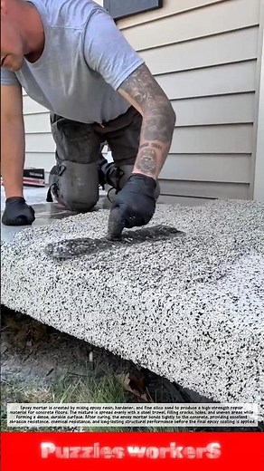 Epoxy Resin + Silica Sand! The Secret to Ultra-Strong Floor Repairs