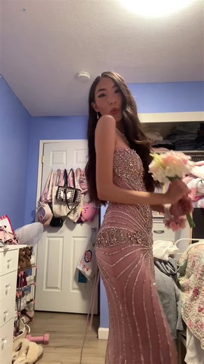 Prom 2026!! #prom #promdress #pink #ootd #bouquet | prom dress