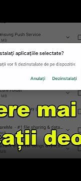 Dezinstalare mai multe aplicații Android deodată