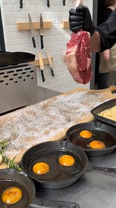 16M views · 83K reactions | Hash Brown-Crusted Ribeye & Eggs! Crispy, savory, and oh-so-satisfying 數 | Chefclub Network | Facebook