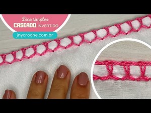 BICO DE CROCHÊ SIMPLES PARA INICIANTES | Aula 27 - JNY Crochê