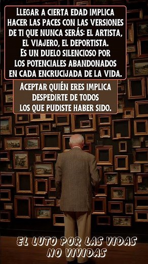 El duelo por tus vidas no vividas