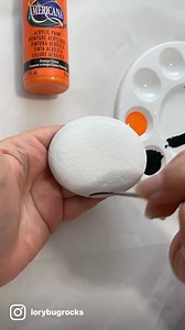 1.5M views · 2.4K reactions | Let’s create a Halloween rock ladybug. I love the spooky cute spider on this bug. #rockpainting #acrylicpainting #artreels #paintingprocess #halloweendecorations #lorybugrocks #artsupplies #comepaintwithme #cuteart #funart #easycrafts #painting #painter | Lorybugrocks | Facebook