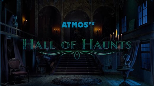 Transport yourself to a haunted mansion where ghosts rule the household, objects live their own lives, and nothing is what it seems. Atmospheric and visually arresting, the Hall of Haunts Decoration sets the scene for Halloween. https://atmosfx.com/products/hall-of-haunts | AtmosFX