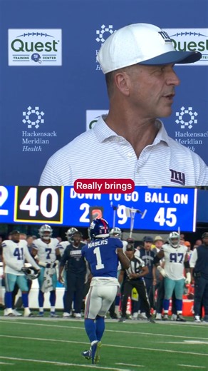Coach Harbaugh on WR Coach Chad Hall #football #nfl #giants #widereceiver #newyorkgiants