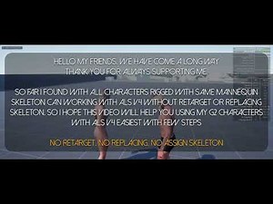 (UE4/5) Using G2 Characters with ALS v4 without Retarget, Replacing or Assign Skeleton