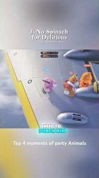 Top 4 funny moments of Party Animals #shorts