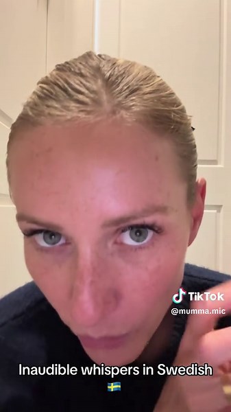 Inaudible Swedish Whispers: ASMR Mouth Sounds Experience