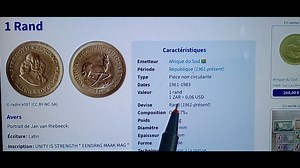 1 Rand Afrique du Sud