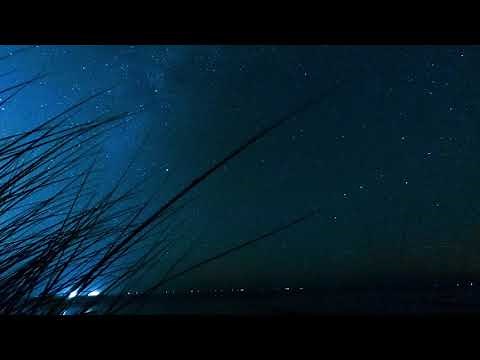 4k | Starry night sky over baltic sea - Time-laps GoPro Hero7