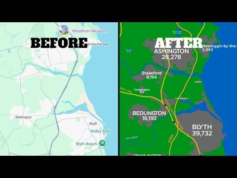 Southern Coast of Northumberland Mapped | England | Blyth, Ashington and more!