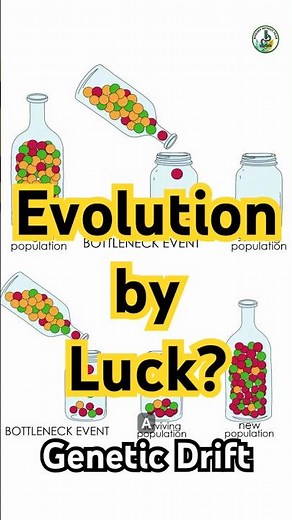 Genetic Drift Explained in 60 Seconds | The Luck Factor in Evolution
