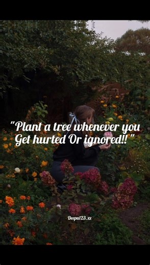 "plant a tree whenever you get hurted or ignored"!... okk#virelsong #ytshorts #editing