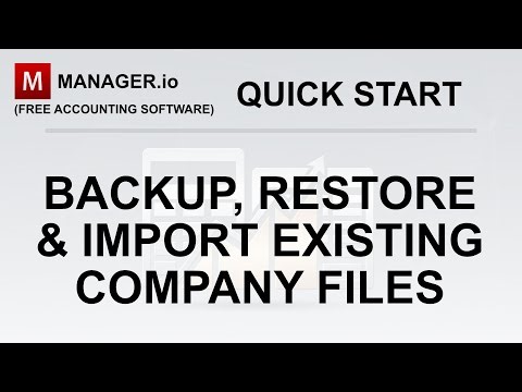 📒[8] Manager.io - Backup, Restore, Transfer, and Import Business