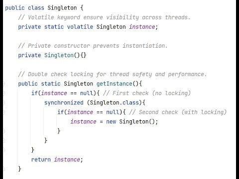Thread-Safe Singleton in java (Lazy Initialization)